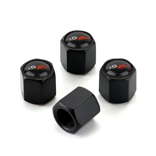 Ssr Noir - Bouchons De Assujetde Roue De Voiture En Métal, Couvercles Automobiles, Pièces Automobiles Universelles Pour Chevrolet, Accessoires De Couvercle De Assujet, Nouveau, Ensemble De 4 Pièces
