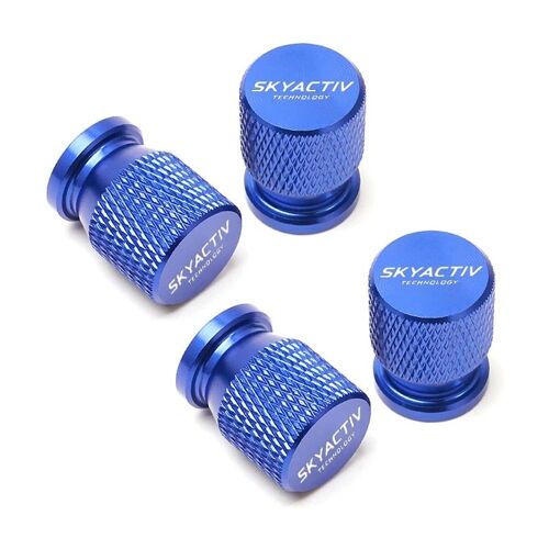 Bleu - Bouchons De Assujetde Roue De Voiture Étanches, Couvercles De Tige, Antipoussière, Mazda 3, Bk, 6, Gg, Gh, Gj, Cx3, Cx5, Cx30, Cx7, Cx8, Cx9, Mx5, Rx8