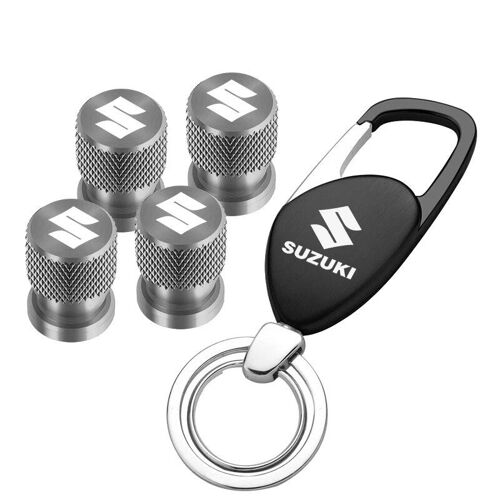 Mélange De Produit Gris - Bouchons De Assujetde Roue De Voiture En Alliage D'aluminium, Porte-Clés En Métal, Haute Qualité, Suzuki Jimny Grand Vitara Sx4 Swift Alto