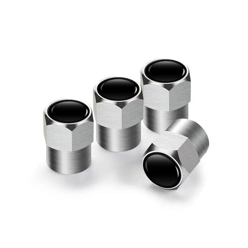 Argent-4pcs - Bouchons De Assujetboulonnés Pour Pneus De Roue En Métal, Style De Voiture, Insigne Pour Kit 208, 107, 106, 205, 4008, 301, 607, 108, 807, Ensemble De 4 Pièces