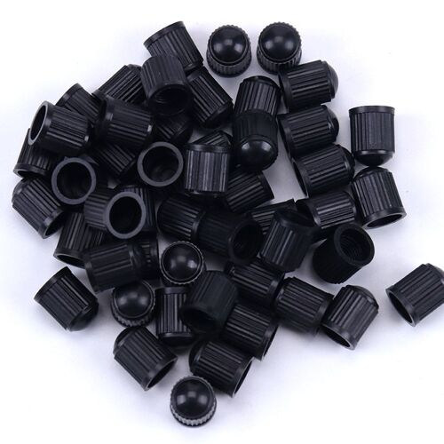 Noir - Bouchons Anti-Poussière Pour Tige De Assujetde Voiture, 20 Pièces, Bouchons D'air Pour Pneus De Roue De Vélo, Camion