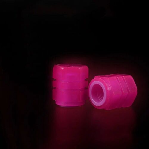 2 Pcs Rose Red Plus - Bouchon De Assujetsous Vide Shoous, Housses Anti-Poussière Décoratives, Brillant, Moto, Vélo, Vélo Électrique, Roue De Voiture, Structurels Ent