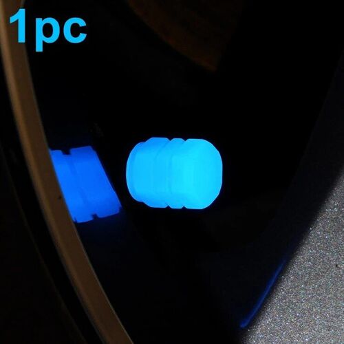 1pc Bleu - Bouchon De Assujetshoous Avec Logo Vip Pour Voiture, Décoration De Couverture De Buses, Valves Anti-Poussière Et Lumineuses, Moto Et Vélo