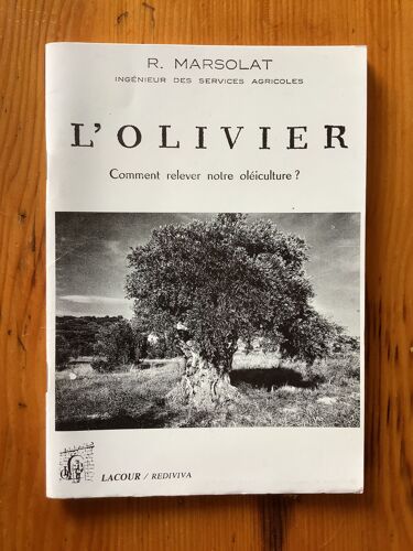R Marsolat - " L Olivier " Comment Relever Notre Oleiculture ? // Edition : Lacour 1996 - ( 9782841492329 )