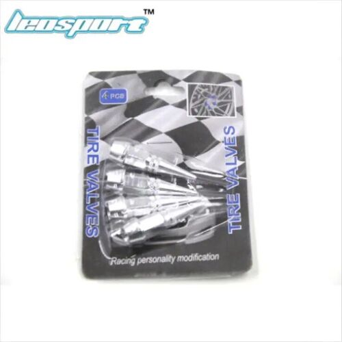 Argent - 4pcs Length 45mm Racing Forged Aluminum Valve Stem Caps Wheels Rims Universal Blue Silver Black Golden Red Black