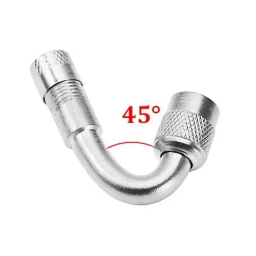 1pcs Silver-45 - Adaptateur De Assujetcoudée À Angle Résistant, Tube D'extension Pour Moto, Camion, Voiture, Moto, Vélo
