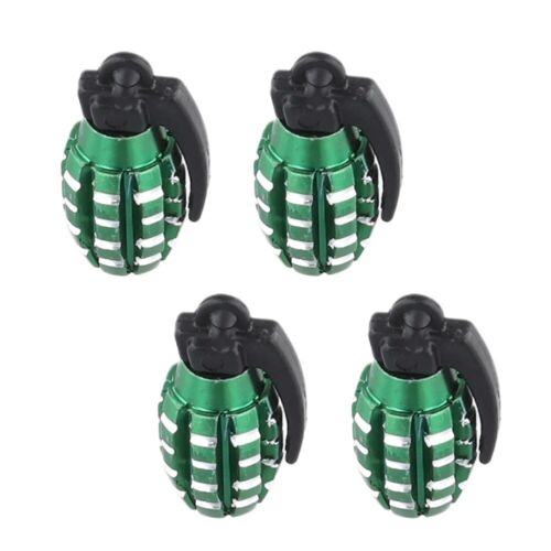 Vert - 4 Pcs Voiture Nipple Caps Universel En Métal De Voiture Moto Tubeless Roue Pneu Valve Tiges Caps Pneu Air Valve Tiges Valve Stems & Caps