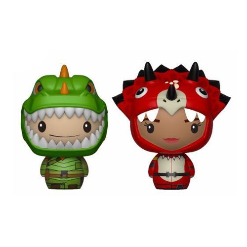Fortnite Pack 2 Figurines Pint Size Heroes Rex & Tricera Ops 6 Cm