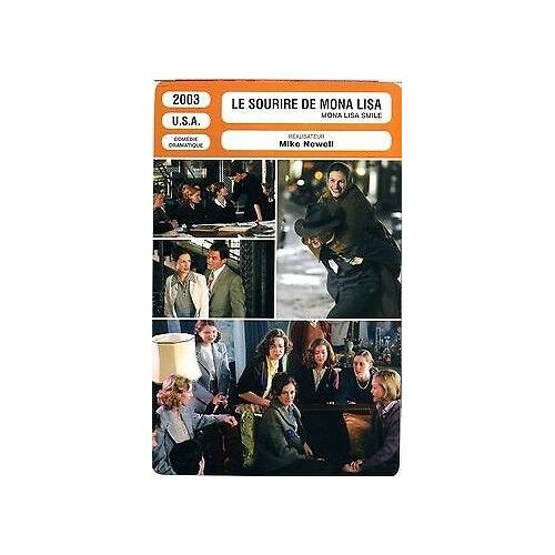 Fiche Monsieur Cinéma Le Sourire De Mona Lisa