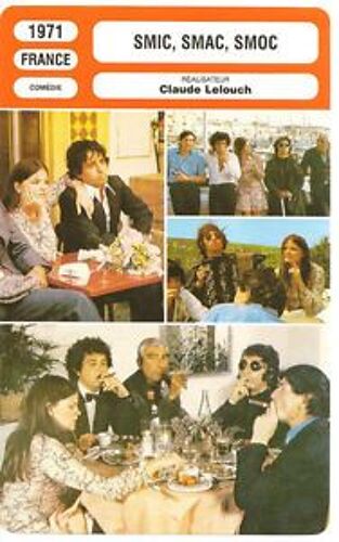 Fiche Monsieur Cinéma Smic, Smac, Smoc