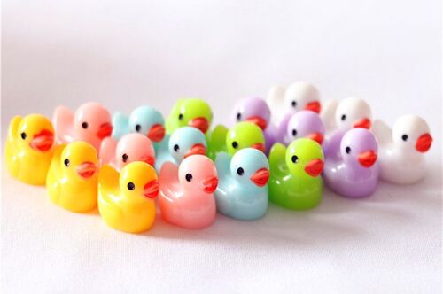Lot De 120 Jouets De Piscine Tiny Ducks,Décoration De Jardin, Jouets De Bain Pour Enfants,Cadeau D'anniversaire Pour Enfants