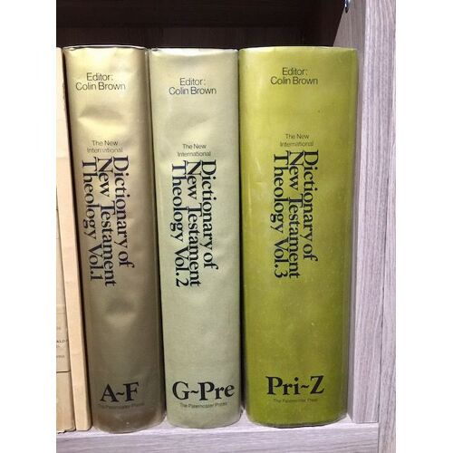 New Testament Theology Colin Brown 3 Vol