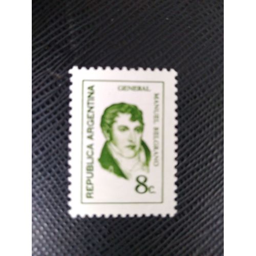 Timbre Argentine Yt 911 Général Manuel Belgrano (1770-1820) - Fluo. 1972 ( 141207 )