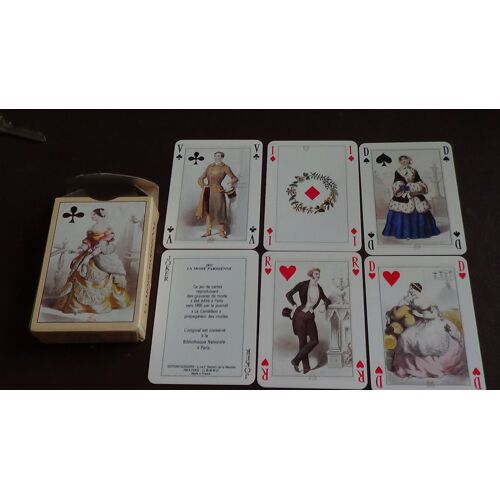 Jeu De 54 Cartes "La Mode Parisienne"