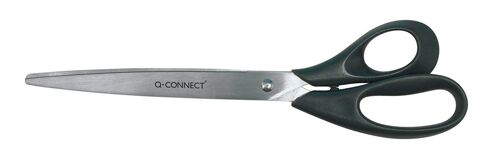 Q-Connect 920337 Ciseaux Économique Lames Inox Branches Gainées Abs Bouts Pointus 25 Cm
