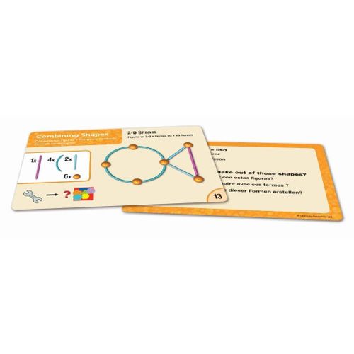 Learning Resources Cartes D'activité Multilingues Sur Les Formes Géométriques