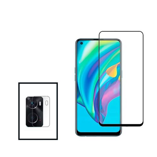 Kit Film Caméra Arrière + Verre Trempé 5d Full Cover Pour Oppo A36 - Transparent / Noir