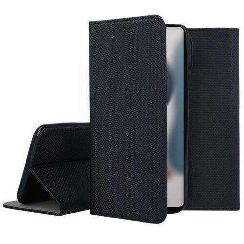 Housse pour Apple iPhone 15 - etui coque pochette portefeuille + film ecran - NOIR MAGNET