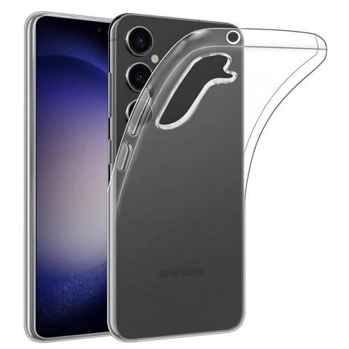 Coque pour Samsung Galaxy S23 FE 5G - housse etui silicone gel fine + film ecran - TRANSPARENT TPU