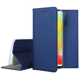 Housse pour Xiaomi Redmi 12C / Redmi 11A / Poco C55 - etui coque pochette portefeuille + verre trempe - BLEU MAGNET