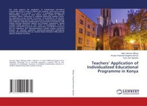 Teachers' Application Of Individualized Educational Programme In Kenya