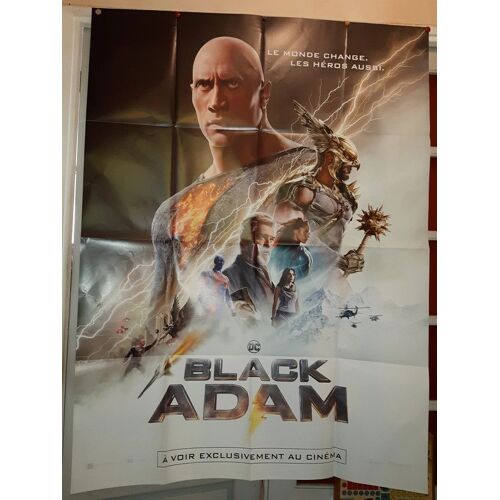 Affiche De Cinéma Black Adam 120x160 Cm