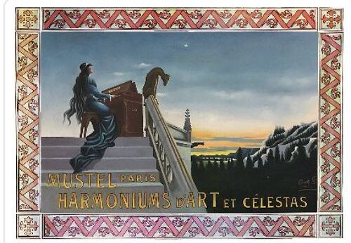 Affiche Mustel Harmonium