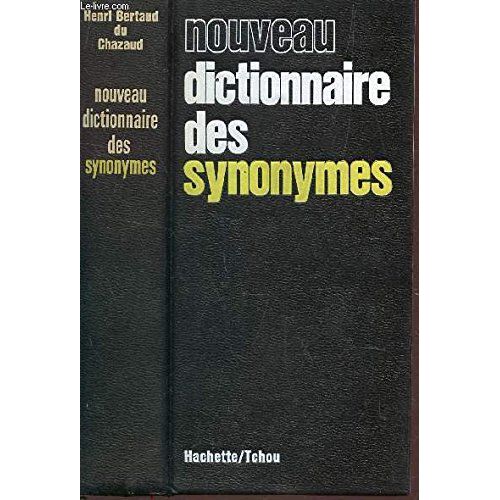 Nouveau Dictionnaire Des Synonymes