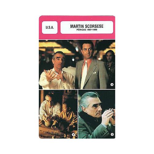 Fiche Monsieur Cinéma Martin Scorsese ([1987-1999]