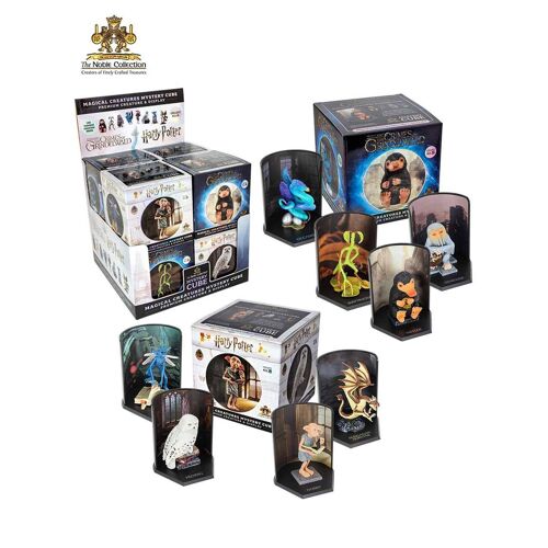 Harry Potter / Les Animaux Fantastiques Présentoir Statuettes Magical Creatures Mystery Cube 9 Cm(8)