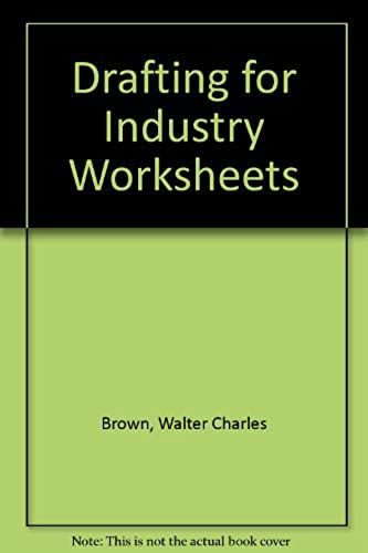 Drafting For Industry Worksheets