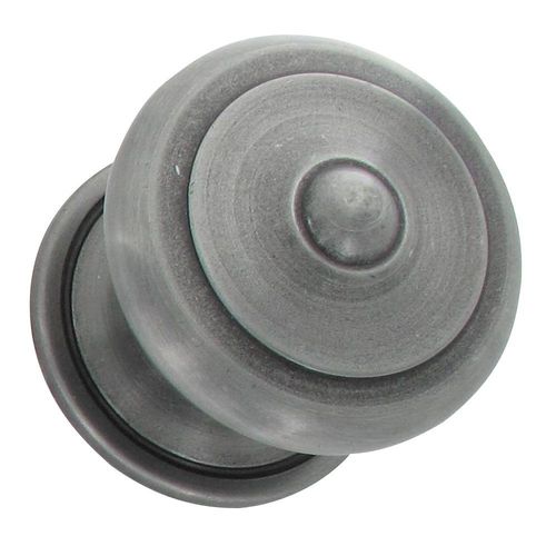 Bouton de porte d'entrée rustique argent antique