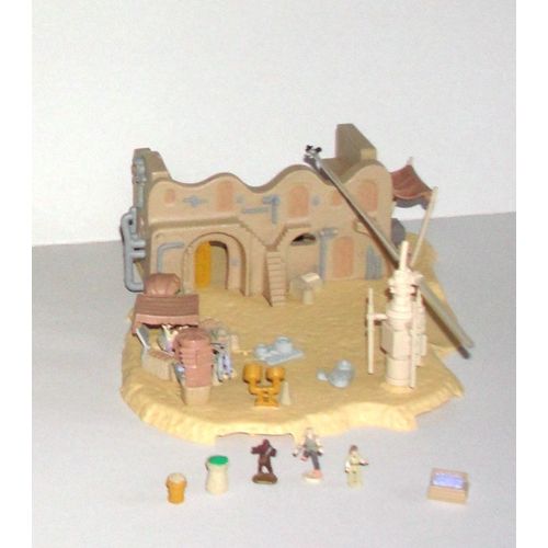 Star Wars Episode 1 Marché De Mos Espa Avec 3 Figurines Hasbro Action Feet Lfl Action Feet