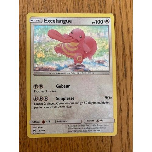 (1760) Excelangue 37/40 Pokemon 