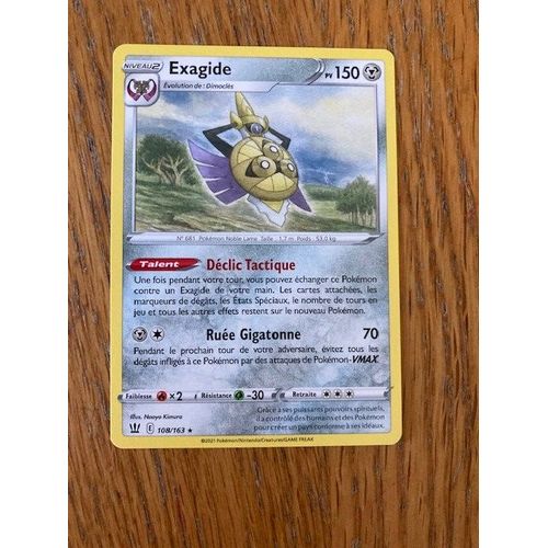 (1757) Exagide 108/163 Pokemon