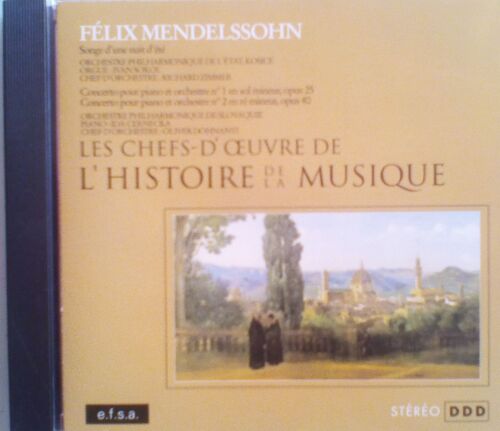 Mendelssohn : Concerto Pour Piano & Orchestre N°1 En Sol Mineur Op 25 + Concerto Pour Piano Et Orchestre N°2 En Ré Mineur Op 40 Ida Cernecka Piano Slowakische Philharmonie Slovaque Dir Oliver Dohnanyi