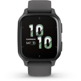 Garmin Venu Sq 2 - 40 mm - gris ombré - montre intelligente avec bracelet - silicone - gris ombré - taille du poignet : 125-190 mm - affichage 1.41" - Bluetooth, ANT+ - 38 g