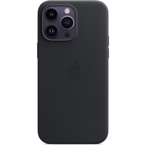 Apple - Coque De Protection Pour Téléphone Portable - Avec Magsafe - Cuir - Noir Minuit - Pour Iphone 14 Pro Max