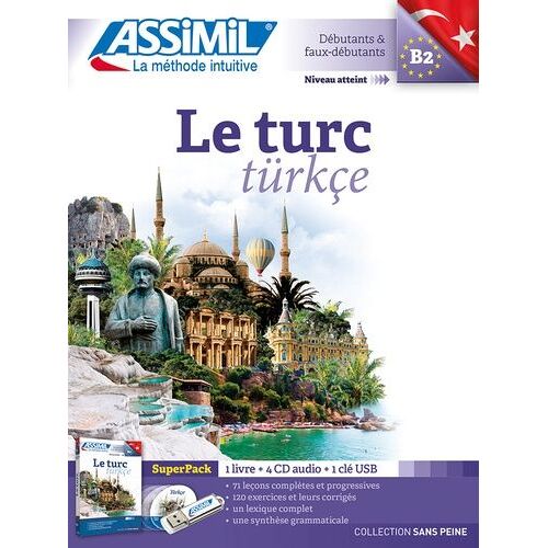 Le Turc B2 - Superpack : 1 Livre + 1 Clé Usb (4 Cd Audio)