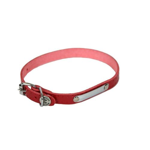 Collier Rive 10/30 Rouge Cuir Vachette