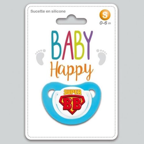 Tétine En Silicone (0-6 Mois) - Super Bb