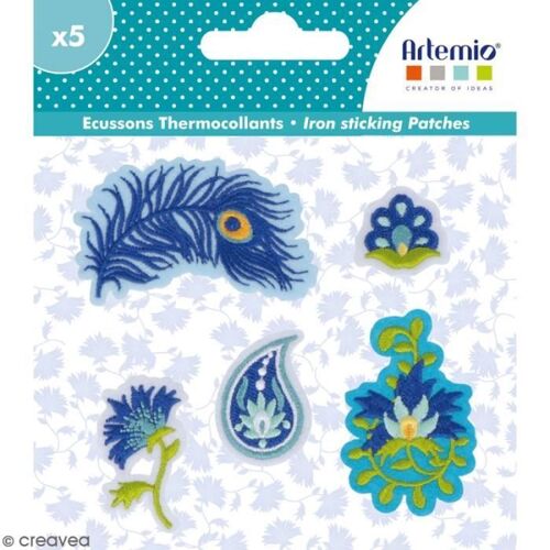 Assortiment D'écussons Brodés Thermocollants - My Lord - 5 Pcs