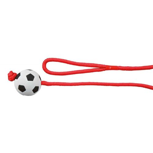 Balle De Foot Avec Corde, Mousse Caoutchouc, Flottante - Ø 6 Cm/1,00 M