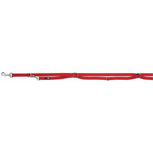 Premium Laisse Réglable - M-L: 3,00 M/20 Mm, Rouge