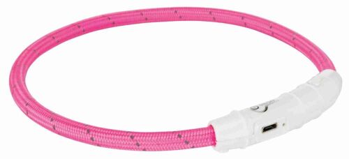Flash Anneau Lumineux Usb - M-L: 45 Cm/Ø 7 Mm, Rose