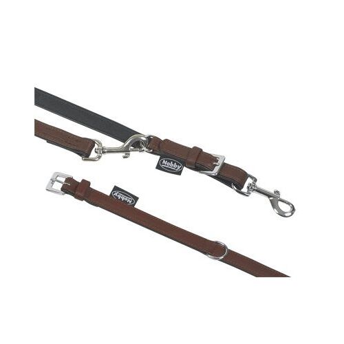 Collier Chien Cuir D'agneau Brun 60cmx30mm