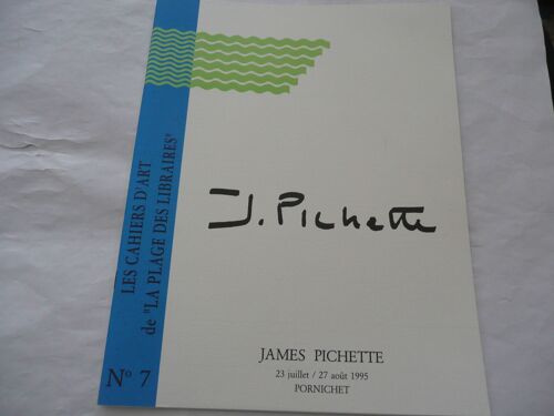 James Pichette - Peintures - Entretien Avec L'artiste : 3 Pages - Éd Ville De Pornichet - 1995