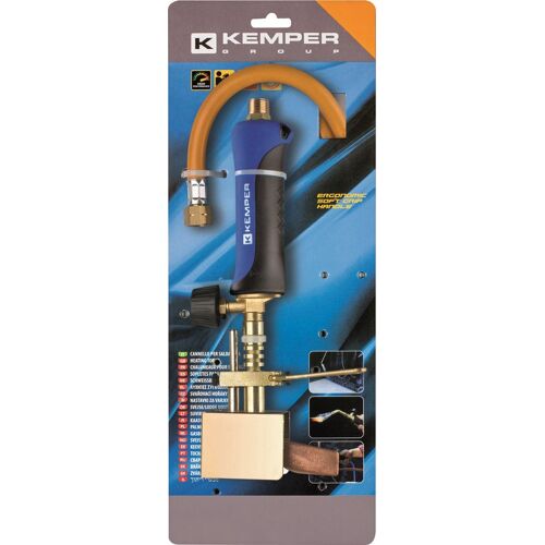 Chalumeau Reglable Tete Cuivre+ Buse 17mm +Tuyau 1.5m +Raccord Bouteille
