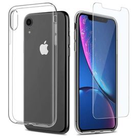 Pour Iphone Xr Coque + Verre Trempé