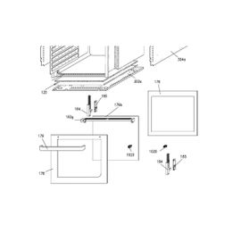 Vitre extérieure repère 178 - Four, cuisinière (42826362 ROSIERES)